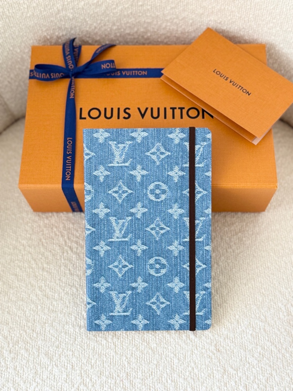 ✨NEW✨Louis Vuitton 2026 Denim Monogram Jane Notebook MM